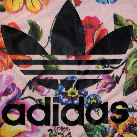 Adidas Floralita Reversible Dress Top Short Floral - Picture 10 of 16